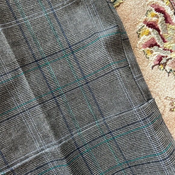 Guess Cropped Plaid Cuffed Pants,size 28 NWT - Picture 4 of 11